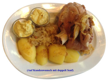 (Auf Kundenwunsch mit doppelt Senf)